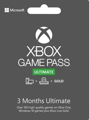 Xbox Game Pass Ultimate 12 Meses Código 25 Dígitos + 1 Mês de