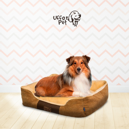 Cama De Lujo Para  Perros Y Gatos Talla L (75*60cm) Bordo L