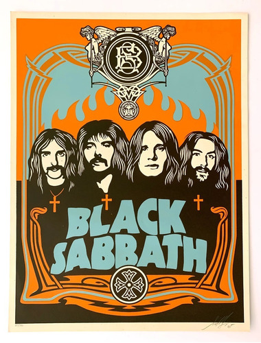#26 Poster Black Sabbath 30x40 Envios A Todo El Pais 