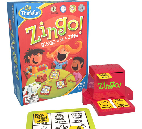 Juego Mesa Bingo Zingo! Niños,Preescolares-Juguete Didáctico