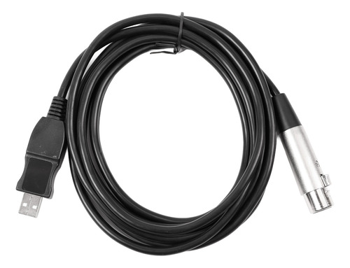 Cable De Micrófono Usb A Xlr, Señal Estable Profesional