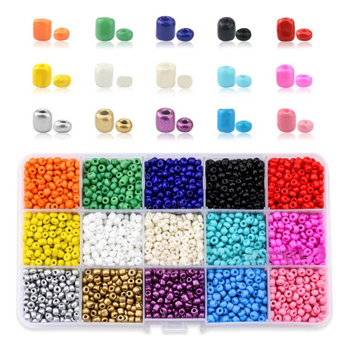 Contas De Vidro Multicoloridas Para Fazer Joias Artesanais