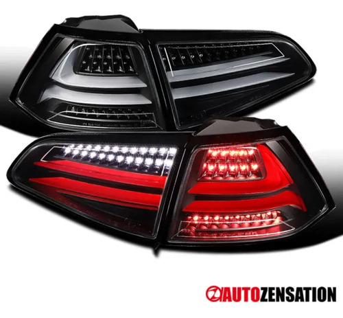 Focos 2015-2017 Vw Gti Golf Mk7 Led Bar 2016 Trasero