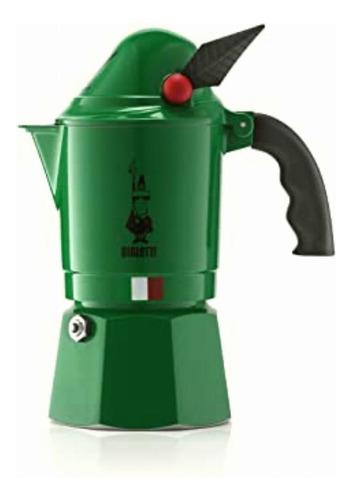 Bialetti Moka Break Alpina Cafetera (independiente, Verde,