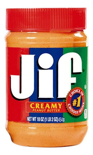 Jif Creamy Peanut Butter 454g Creamy