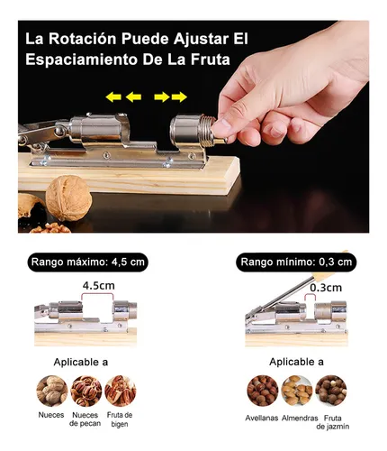 Cascanueces Mecánico Aceroparaabrirnueces Rápidamente Ahorr