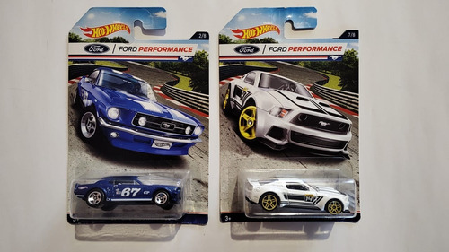 Hot Wheels, 2 Mustangs De La Colección Ford Performance 2015