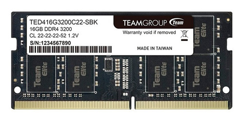 Memoria Laptop 16gb Sodimm Ddr4 3200mhz C22 Super Compatible