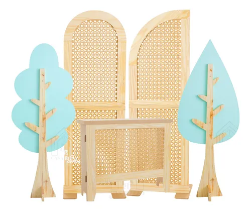 comprar Kit De Festa 5 Peças Desmontaveis Monte Voce Mesmo Envio Já