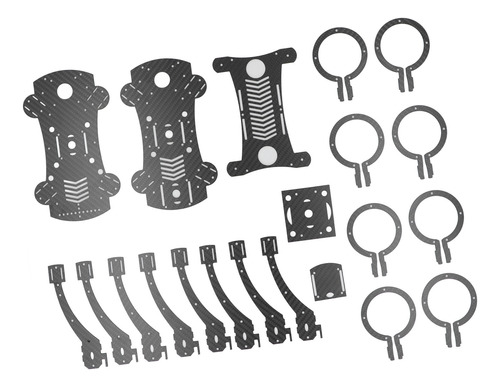 Kit De Marco De Cuadricóptero Para Dron F450, Fibra De Carbo