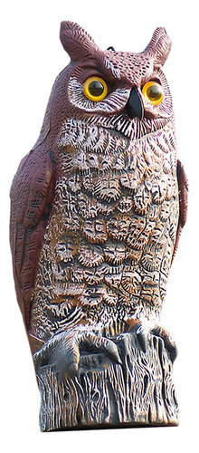 2 Repelente De Plagas De Aves Abs Falso Búho Exterior