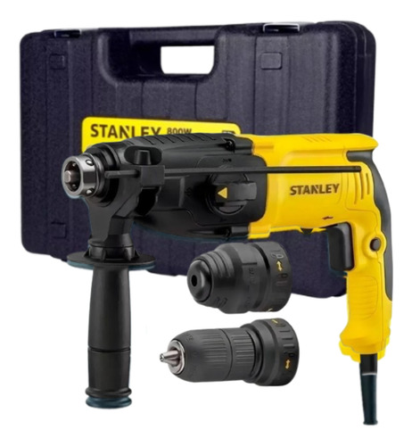Martelete Shr264k Mandril Comum Sds Plus 800w 220v Stanley