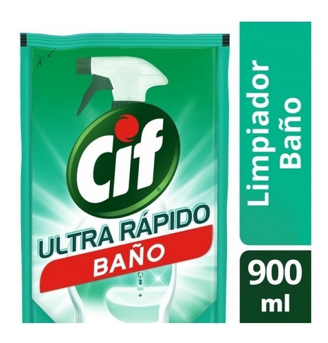 Limpiador Cif Baño Repuesto 900 Ml