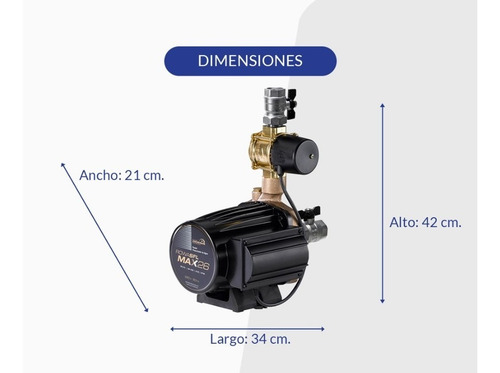 Bomba Presurizadora Rowa Max Sfl 26 6 Consumos Tanq Elevado