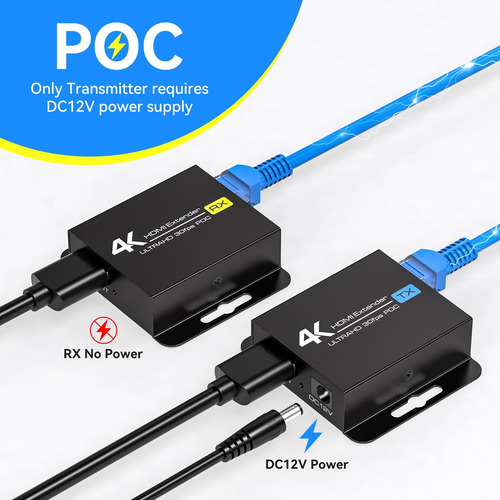 Extensor Hdmi 4k Pvbctcsid Hdmi Sobre Ethernet Extension De