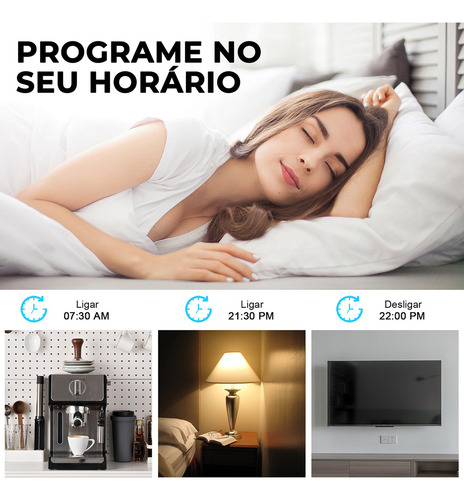 Tomada Inteligente Wifi 10a Ekaza Medidor De Consumo Smart Alexa Google Tuya Smart Life 110v