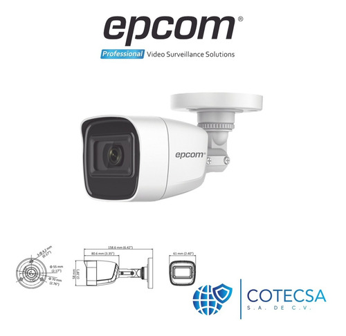 Kit Circuito Cerrado 8ch 4 1080p Epcom Audio Metal 2tb