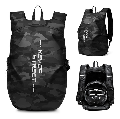 Mochila Motomochila Impermeable Casco Hombreaccesorios Motob