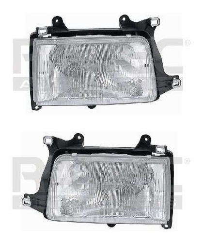 Par Juego Faros Toyota T100 1993 - 1998 Con Base Depo Sxc