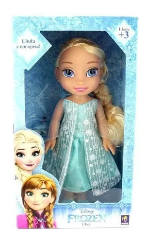 Boneca Elsa Articulada Frozen Princesas Disney - Mimo