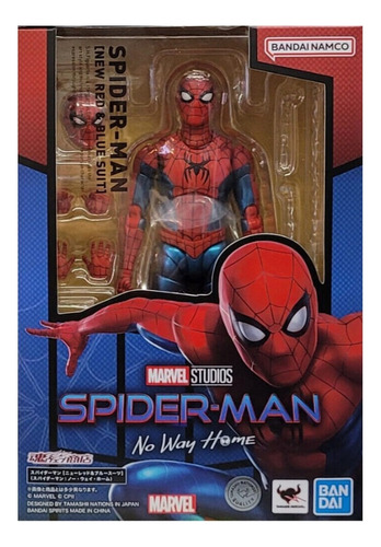 Figura S.h.figuarts Spider-man No Way Home New Red Blue