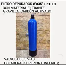 Comprar Filtro Depurador 8 X 35 Con Material Filtrante. Frotec.