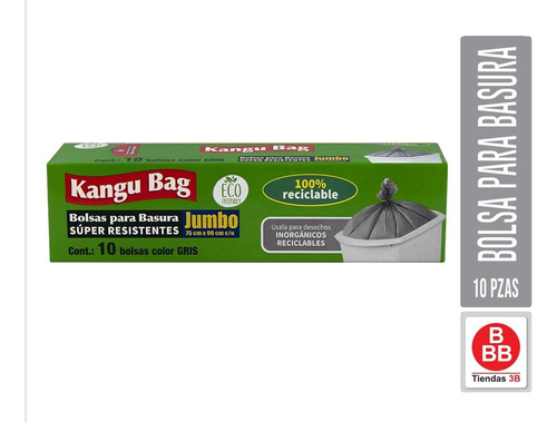 Bolsa Para Basura Jumbo Kangu Bag, 10 Pzas
