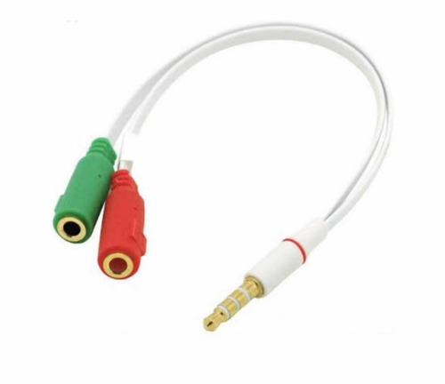 Cabo Adaptador P3 (p2 Combo) P/ Fone E Microfone Headset