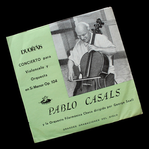 ¬¬ Vinilo Pablo Casals / Dvorák Zp