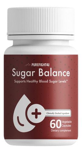 Suplemento Sugar Balance, Equilibrio De Azúcar 60 Caps Sabor Sin Sabor