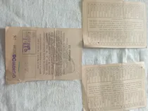Comprar Antiguos Boletos De Colectivos Larga Distancia