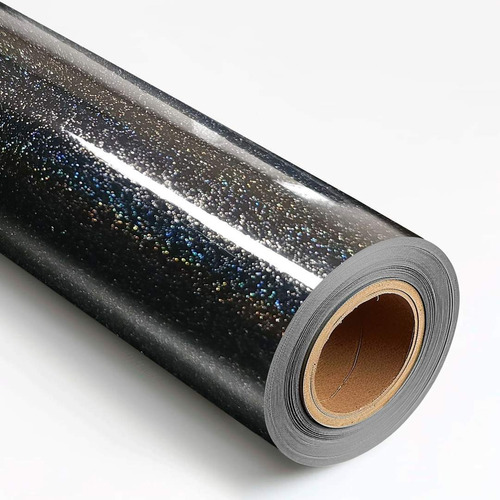 Vinil Automotriz Full Wrap Textura Holográfico 1.52x18 Mts Color Galaxy Glossy Black