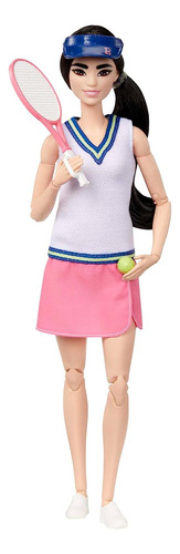 Muñeca Barbie Y Accesorios, Muñeca De Jugador De Tenis Profe