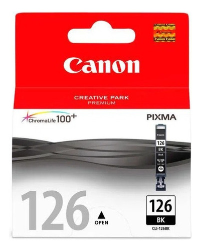 Cartucho De Tinta Canon Cli-126bk Color Negro
