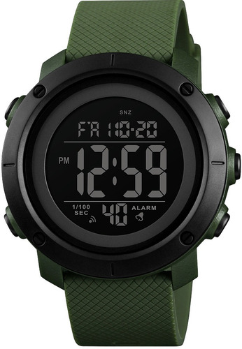 Reloj Skmei Digital Militar Pantalla Negra Resiste 50 M