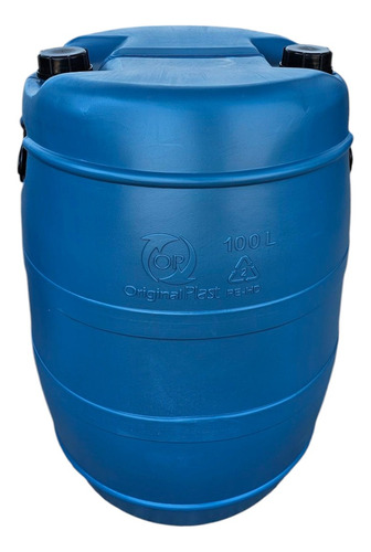 Bombona Tampa Fixa 100 Lts - Azul
