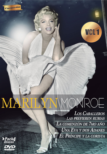 [pack Dvd] Marilyn Monroe Vol.1 (4 Discos)