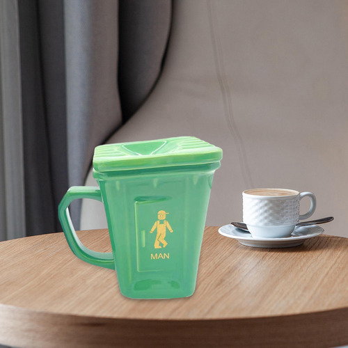 Taza De Café Novedosa Con Tapa, Botella De Agua Con