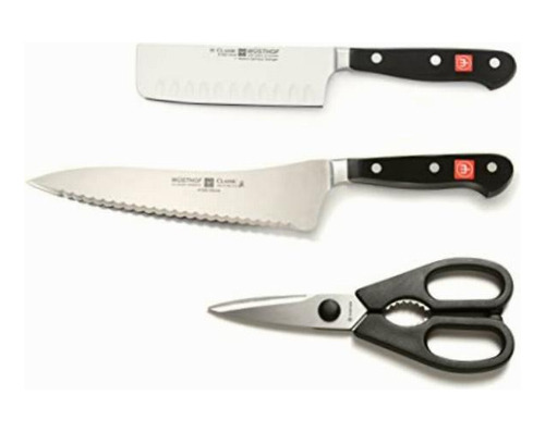 Wusthof Classic 3 Piece Kitchen Knife Set | 5 Hallow Edge