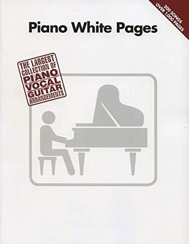 Piano White Pages The Largest Collection Of Pianovocalguitar