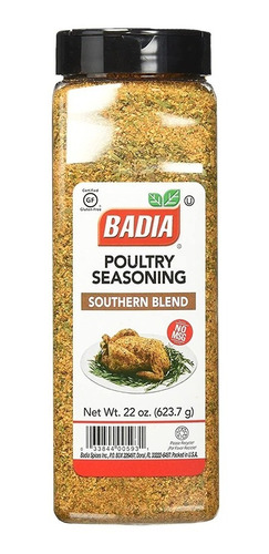 Imagen 4 de 6 de Sazon Para Pollo 623 Gr Badia - Especias Premium Sin Tacc