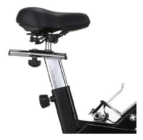 Imagen 3 de 3 de Bicicleta estática Evolution Fitness EVO GO para spinning negra y naranja
