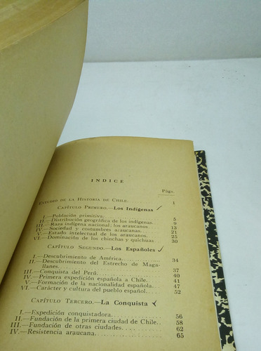 Estudio De La Historia De Chile (Usado)