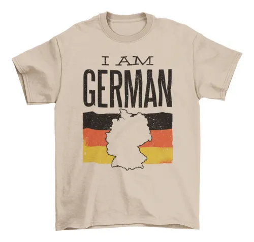 Remera Del Orgullo Alemán: Bandera De Alemania Y Diseño De