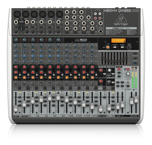 Mesa De Som Analógica 14 Canais Qx1832usb - Behringer