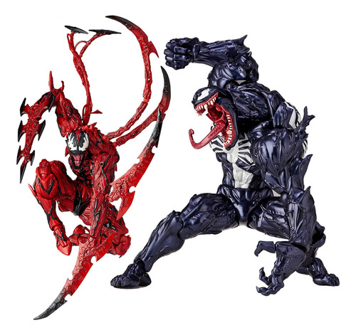 2 Piezas Estilo Yamaguchi Venom Carnage Figura De Acción
