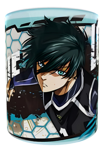 Taza Blue Lock 11oz/325ml Agua Rin Itoshi