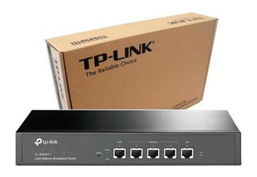 Router Tp-link Tl-r480t+ De Balance De Carga, 4 Puertos Wan