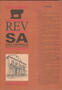 Libro Salamanca Revista De Estudios Monografico Salamanca En
