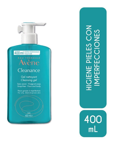 Gel Limpiador Anti-imperfecciones Avene Cleanance 400 Ml